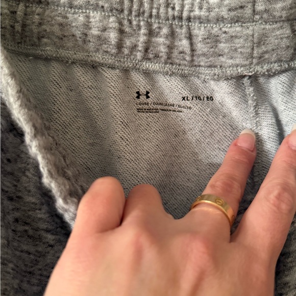 Under Armour Heather Gray Sweatpants - Picture 2 of 3